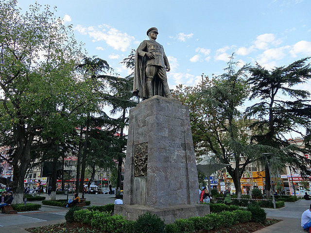 Attaturk statue-our first, but surely not the last