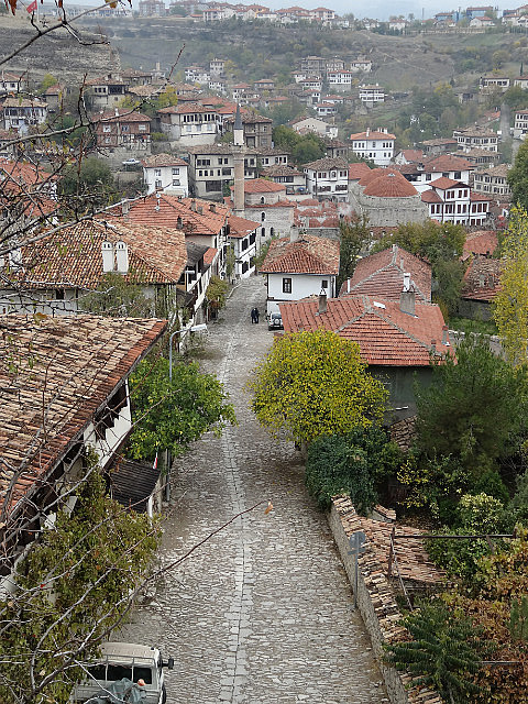 Safranbolu street from top of hill