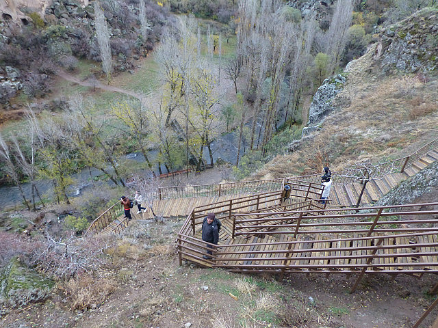 Descending into Ihlara Valley