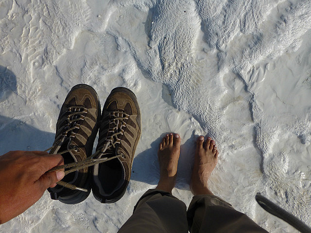 Barefoot over the calcium