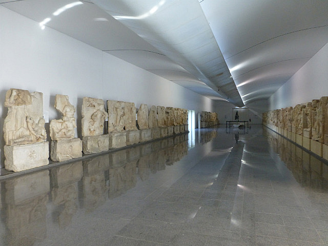 Original friezes from Sebasteion at the museum