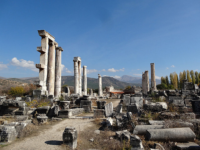 Temple of Artemis - few standing columns