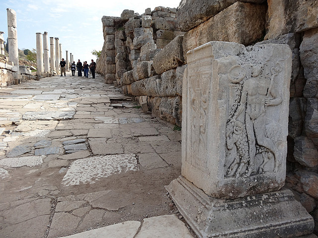 Carved relief near Domitian Temple