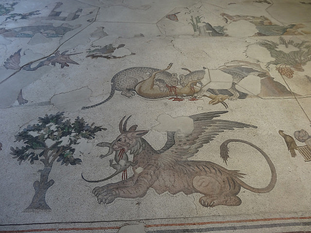 Palace Mosaic Museum - Mythological creatures