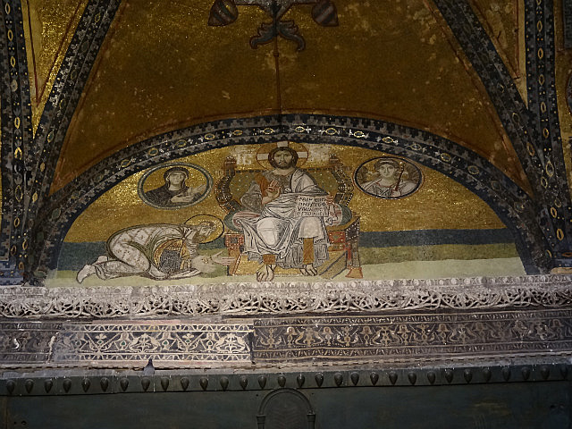 Mosaic of Chirst Pantocrator at Aya Sofya