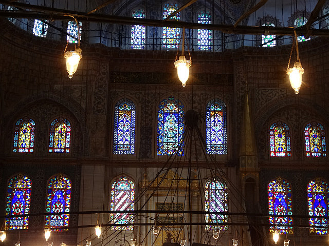Blue Mosque - stained glass