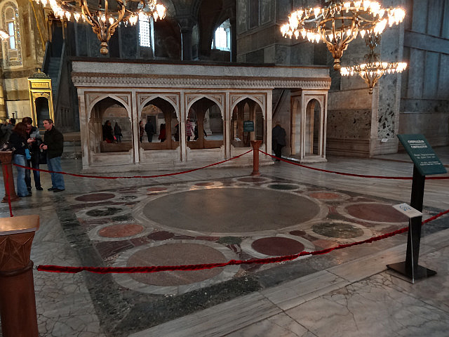 Omphalos - where Byzantine emperors were crowned