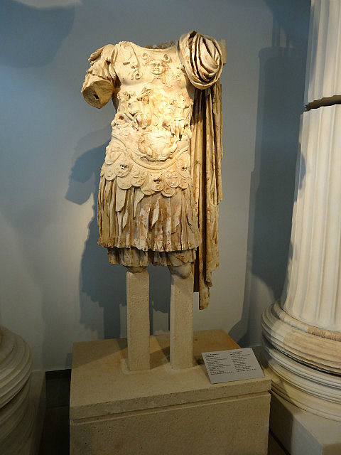 Headless sculpture with cuirass