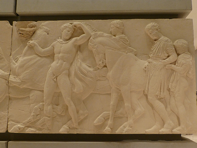 Acropolis museum - 3rd floor Parthenon recreation