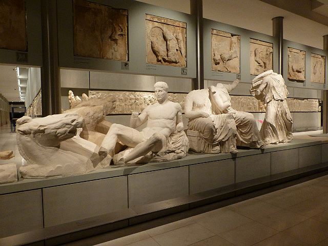 Acropolis museum - 3rd floor Parthenon recreation
