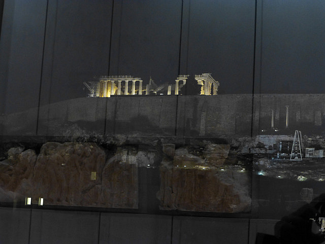 Acropolis from the Acropolis museum