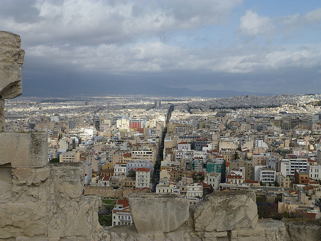 Modern Athens from the Acropolis