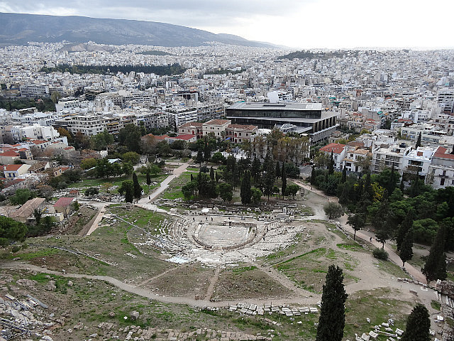 View of Theater of Dionysos from the top