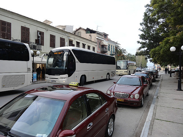 Only Mercedes taxis at Nafplio