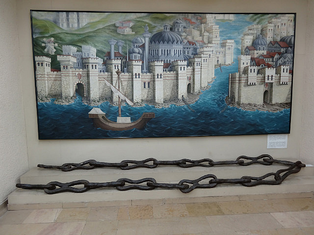 Segment of original chain guarding the Golden Horn