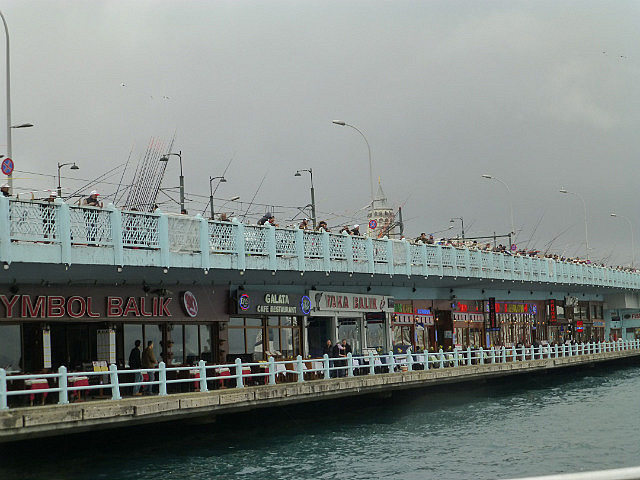 Anglers on Galata Bridge