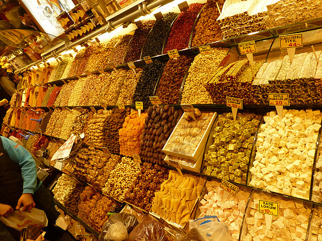 Dry fruits at the Spice Market