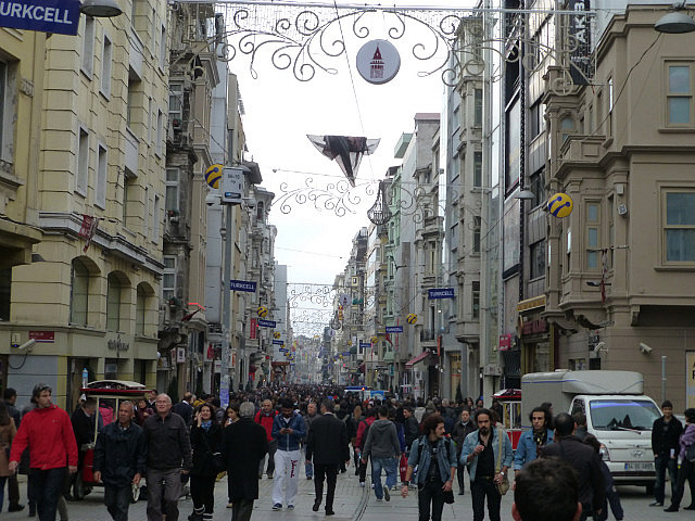 Istiklal Caddesi - the happening part of town