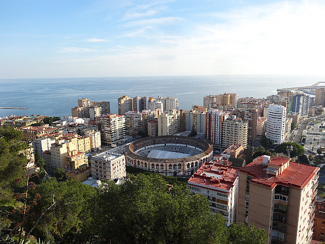 Bull ring by the sea