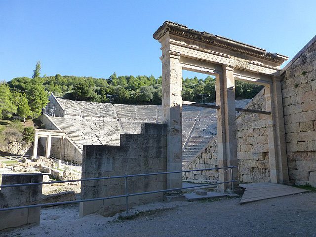 The well-preserved Theater 