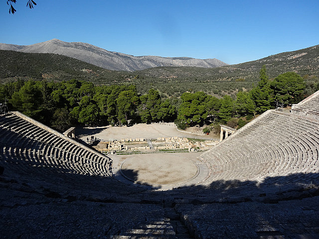 The famous Theater of Epidauros