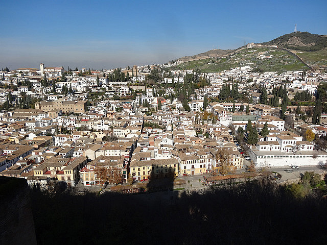 View of Albayzin from the Alhambra