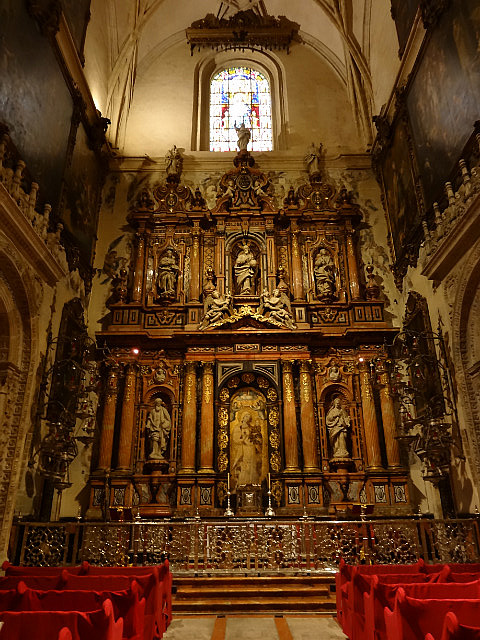 Gothic altarpiece of Capilla Mayor