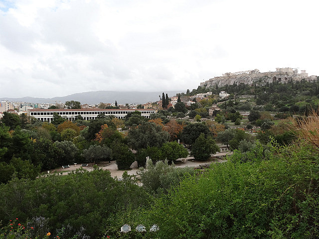 Ancient Agora - Parthenon in the distance