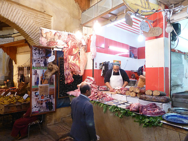 Camel's head signifying bucher shop