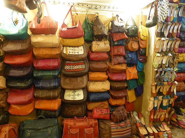Leather goods for sale