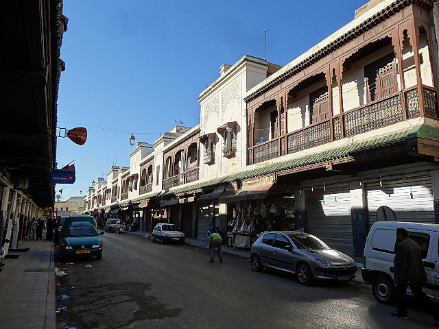 Jewish quarter - note steet facing balconies