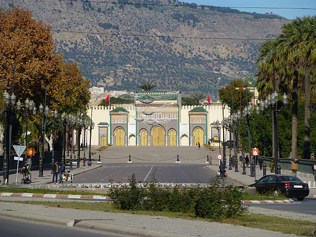Entrance gate to the Royal Palace