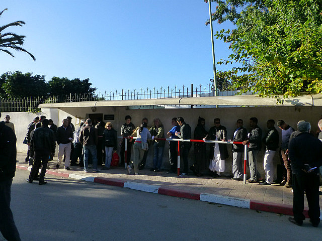 Outside Mauritania Embassy