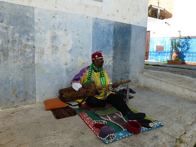 Gnawa performer, Rabat Kasbah