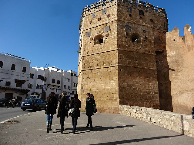 Unity in diversity outside Rabat Kasbah