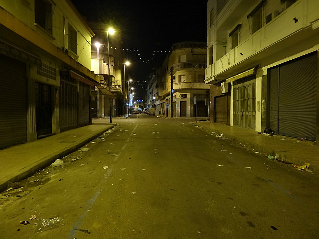 After the parked cars have gone