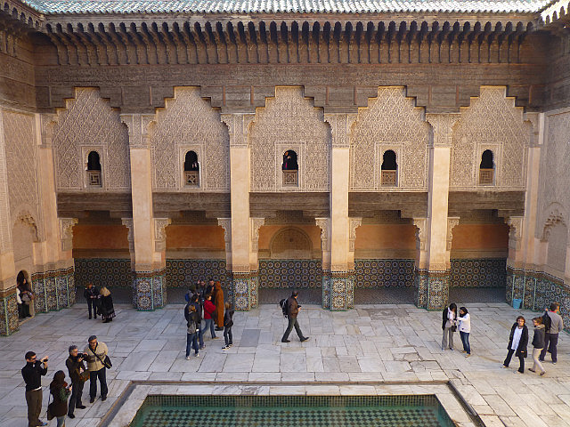 Medresa Ben Yusef - central courtyard
