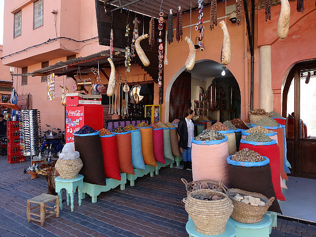 Spice store near Medresa Ben Yusef