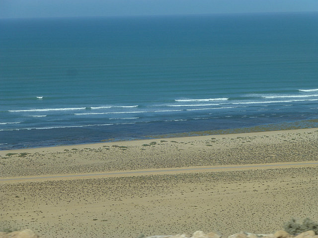 Desert and Atlantic Ocean, Western Sahara
