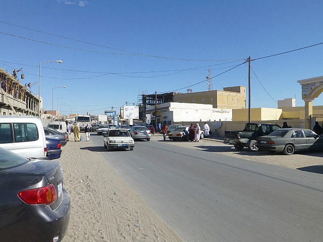 Street in the city center, Nouadhibou