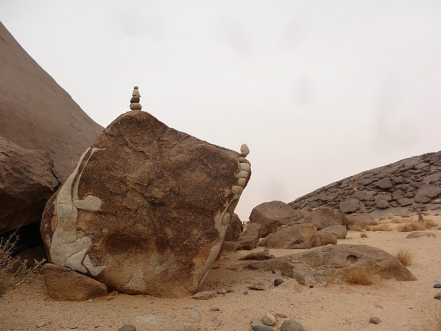 Rock Art at the base of Ben Amera