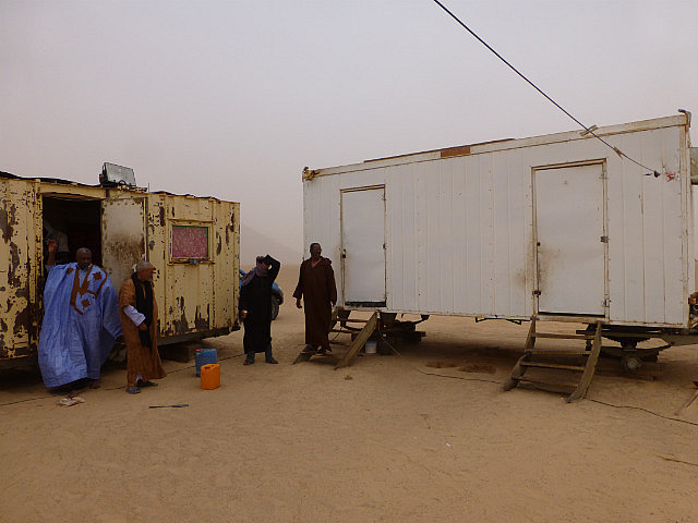 Temporary residence of railroad repair workers