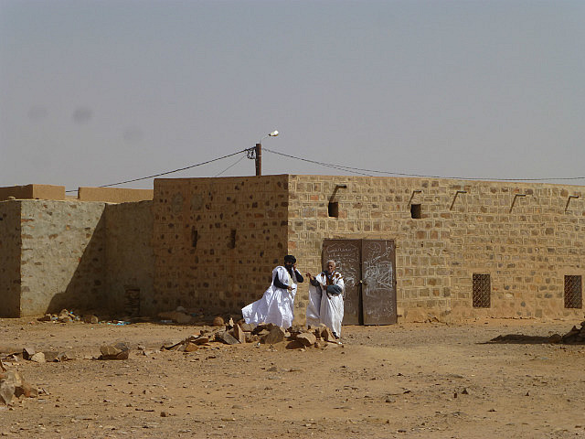 A few families still live outside the old town