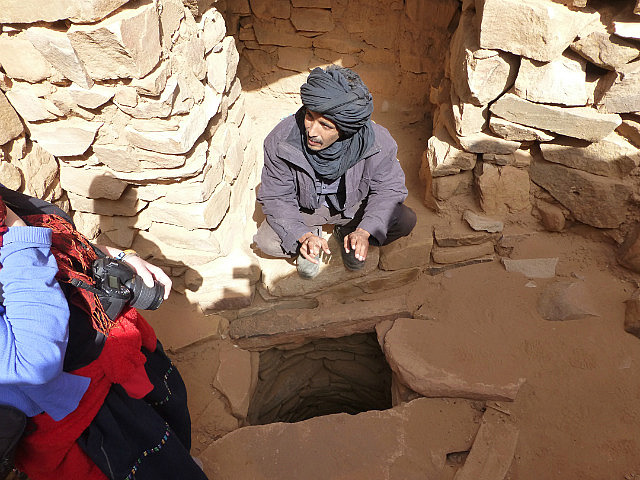 The guide talks about how the well was protected