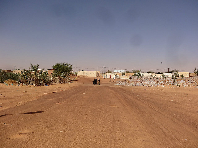 Chinguetti new town viewed from the old town