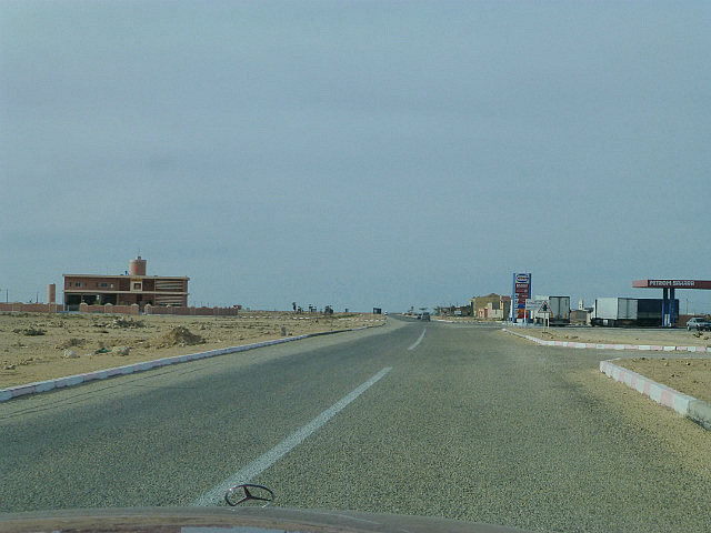 Gas station and rest stop, Western Sahara