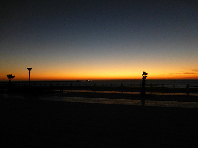 Leaving Dakhla at sunrise