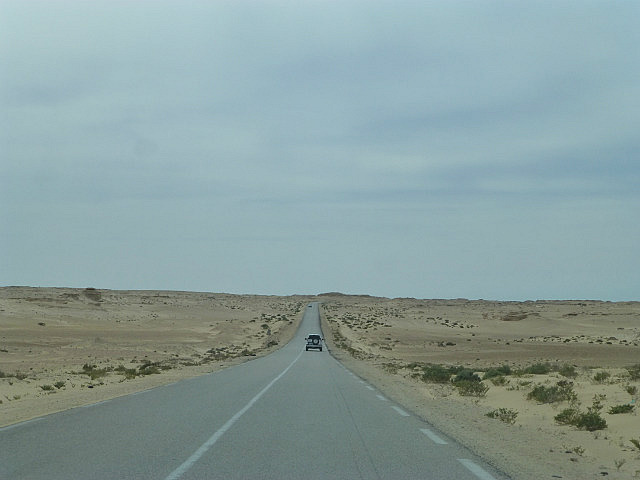 Heading south from the border in Mauritania
