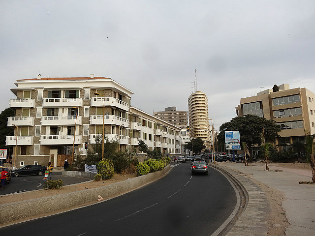 Dakar street near city center