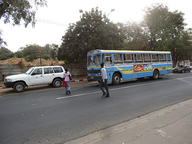 TATA bus in Dakar